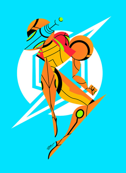 oliviersilven:SAMUS ARAN.Croquis+Cintiq+Photoshop.TUMBLR:...