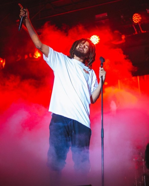 teamcole:J. Cole performing at JMBLYA 2018 in Dallas, TX on...