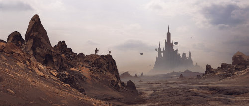 theamazingdigitalart:Wonderful digital landscapes painted by...