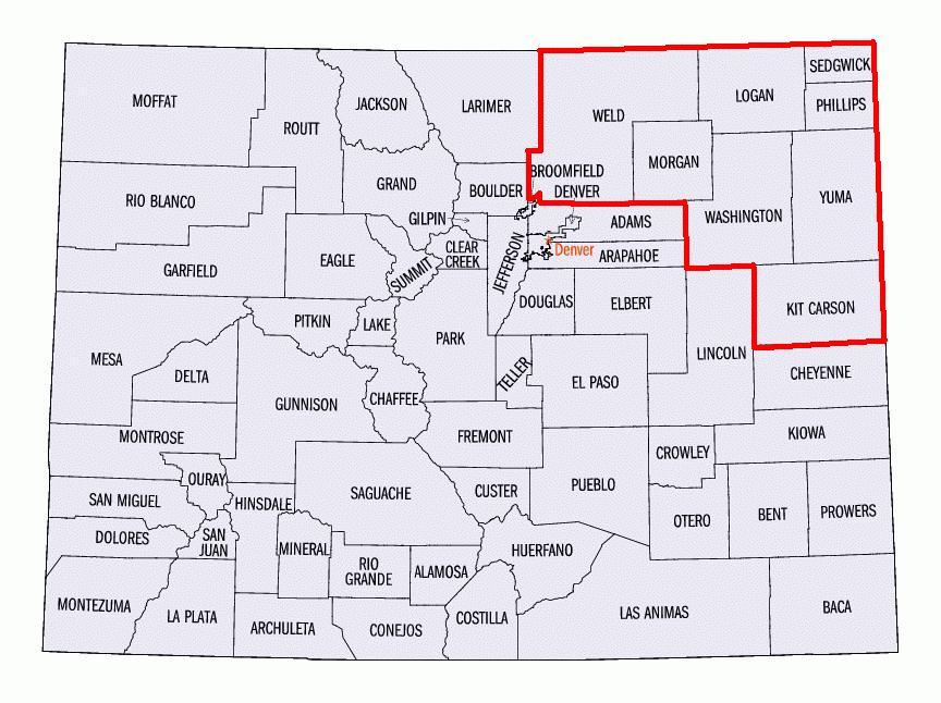 Officials In Eight Northern Colorado Counties Maps On The Web