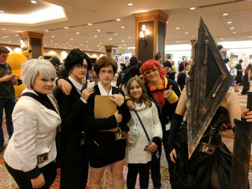 calloftheabyss:Day one of NDK 2017Dementia: mePyramid head:...