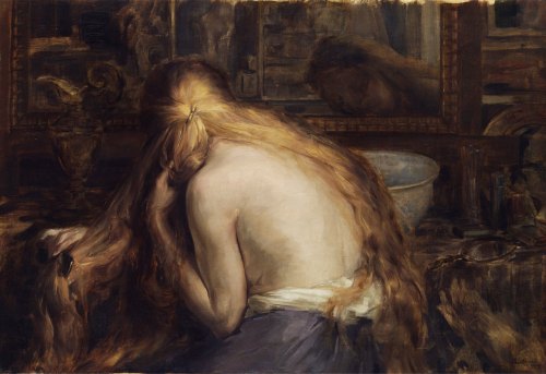 leirelatent:“Hymne à la femme” - Auguste Levêque (1909)