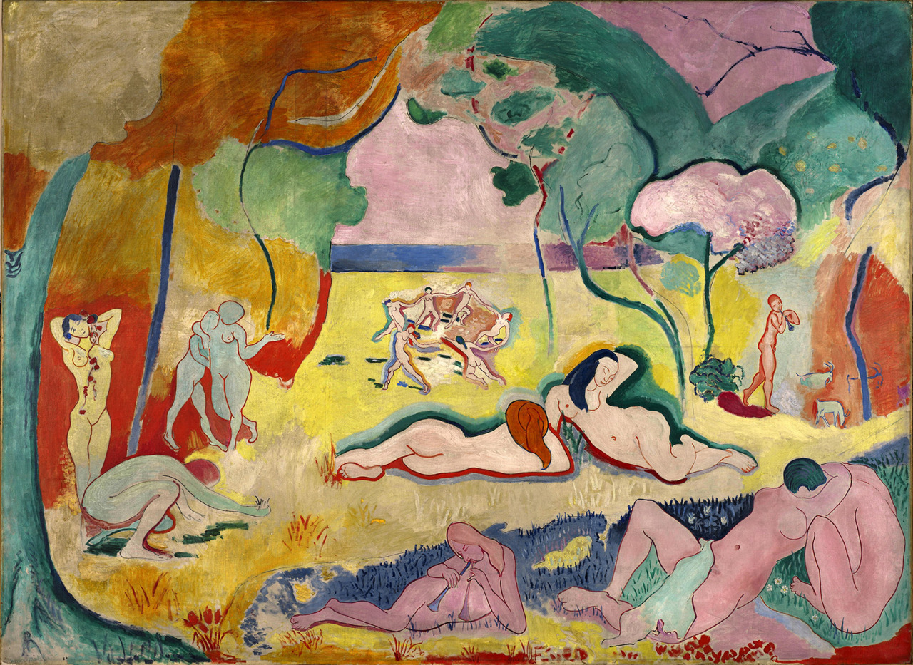 Henri Matisse - “La alegría de vivir” (1905-1906, óleo sobre lienzo, 176 x 240 cm, Barnes Foundation, Philadelphia)
Ayer veíamos la primera obra fauvista de Henri Matisse, Lujo, calma y voluptuosidad. Hoy os traigo su obra más fauvista. Curiosamente,...