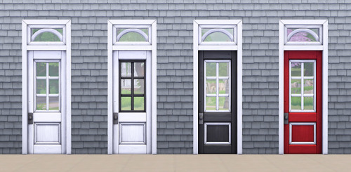 simplistic-sims4:#NoMoreDingyDoors - Exterior EditionNothing...