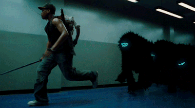 Image result for attack the block gif"