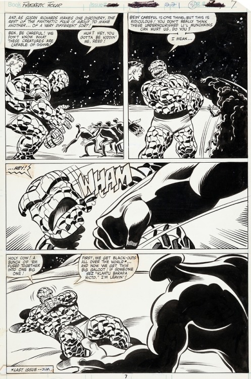 Fantastic Four #221, page 7 by John Byrne & Joe Sinnott...