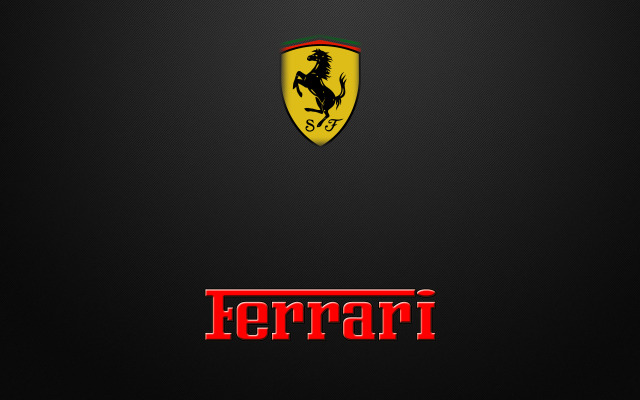 Car Wallpapers and Backgrounds for Tablets | Ferrari Logo Carbon Fiber ...