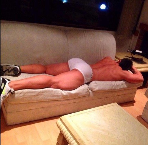 talesofgrowth:He could hardly fit on his couch, let alone into...