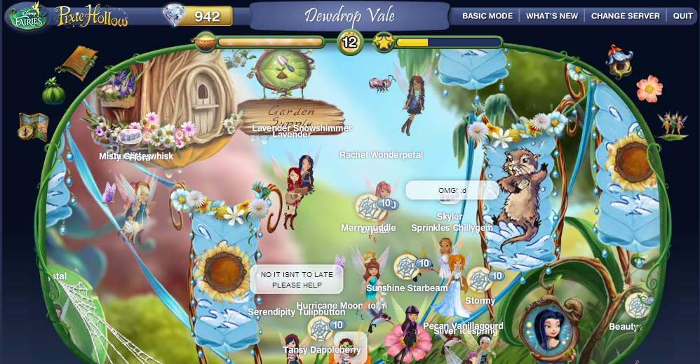 Pixie hollow online game