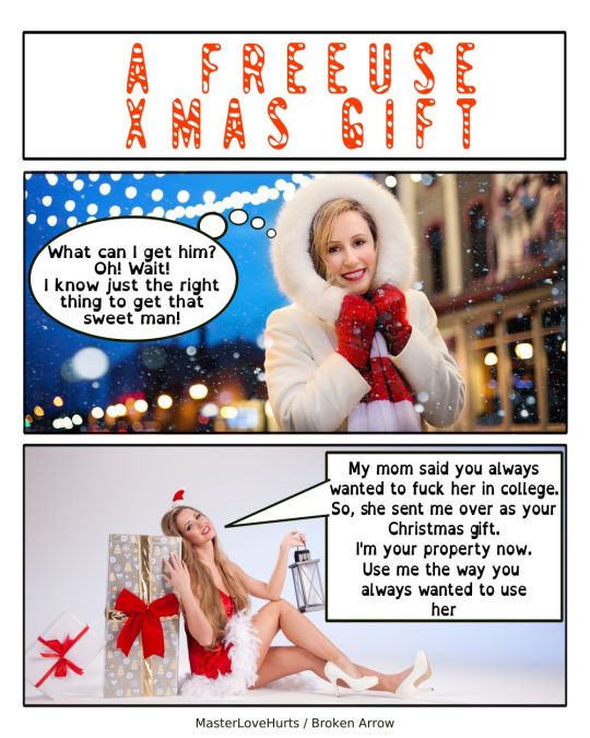 Arrow Porn Captions - What could she possibly get him for a gift? [comic][photocomic]