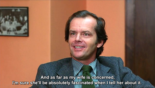 classichorrorblog:The Shining |1980| Stanley Kubrick