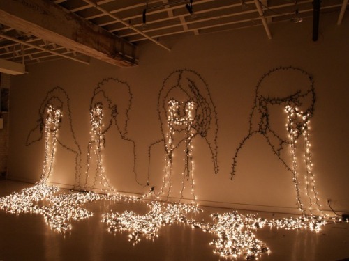 theartjournals:Light installations by Laura Adel Johnson