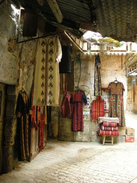 lallazeina:Palestinian clothes in Hebron, Palestine