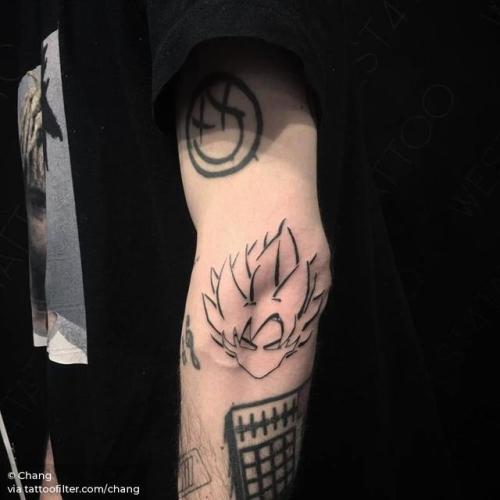 Tattoo uploaded by Miguel Angel Moran Lopez • #Dragon Ball Saiyan symbol •  Tattoodo