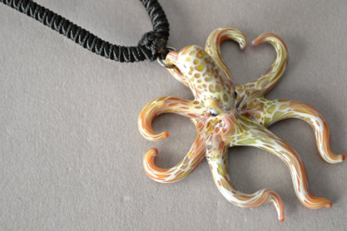 lesstalkmoreillustration:Handcrafted Glass Octopuses By...