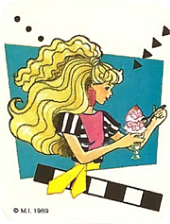 vintage barbie stickers