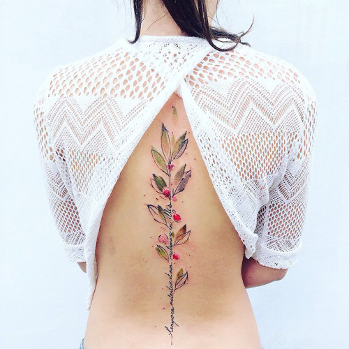 culturenlifestyle:Dainty & Ethereal Floral Tattoos by Pis...