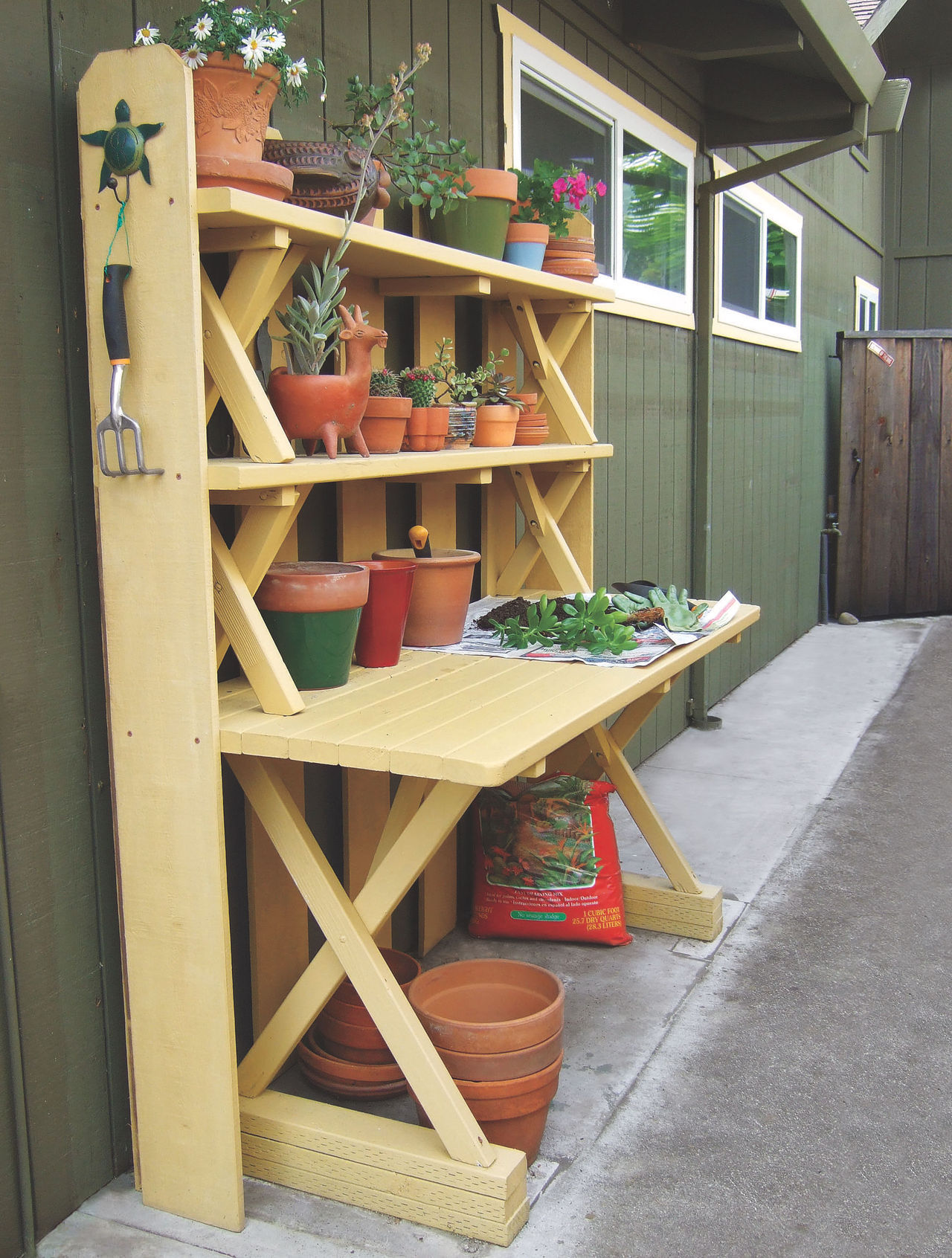 This Old House Diy Picnic Table Potting Bench This Old House
