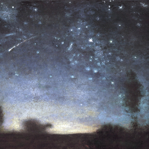 lonequixote:Jean Francois Millet Starry Night (detail)...