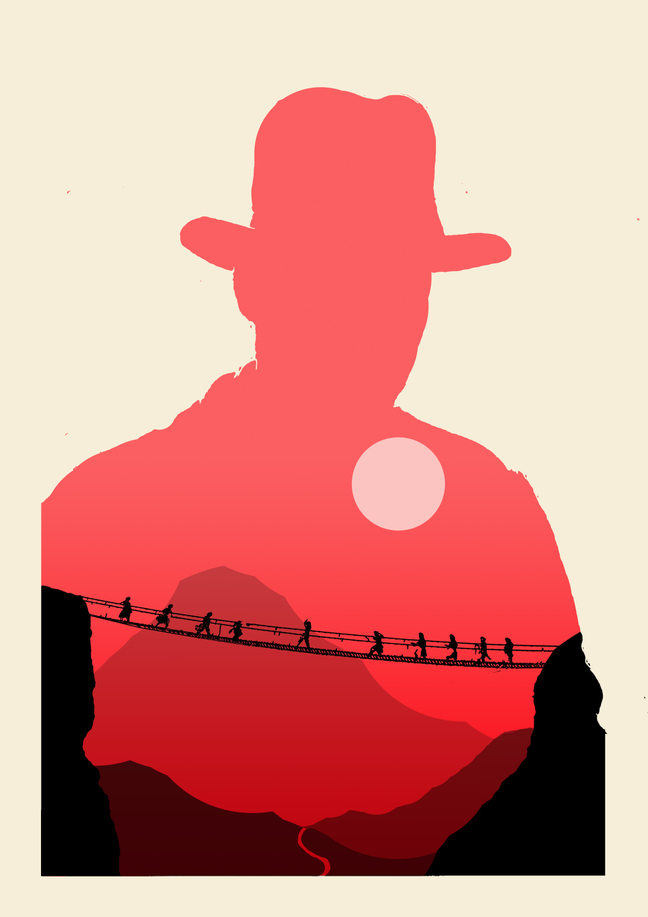 a-dum: Indiana Jones Silhouette Posters... | From Director Steven Spielberg