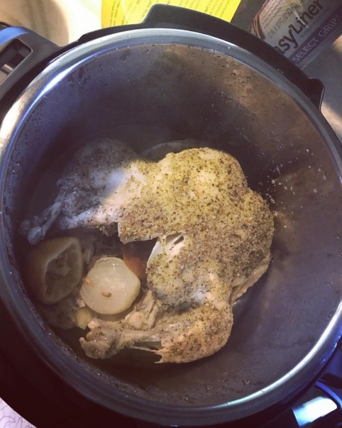 First Instant pot meal complete. (at The Chapman Estate)