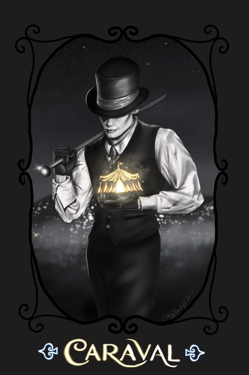 dark-and-beautiful-art:“✨ LEGEND ✨ It’s taken me forever to finish this. But here he is! The Man, The Myth, The Legend. Remember, It’s Only A Game. Character from Stephanie Garber’s novel ‘Caraval’ ”