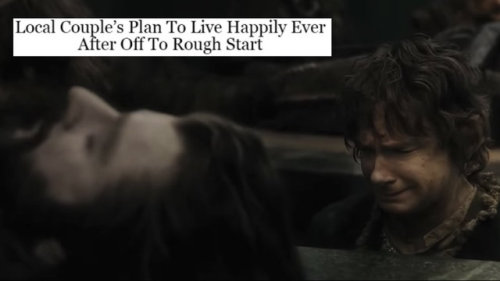 lokispriestess:Hobbit Screenshots + Onion Headlines 1, 2, 3