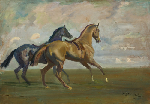 geritsel:Sir Alfred James Munnings - horse paintings