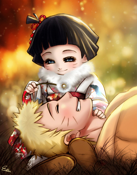 esther-36:naruto and himawari uzumakiused: photoshop CS 2My...