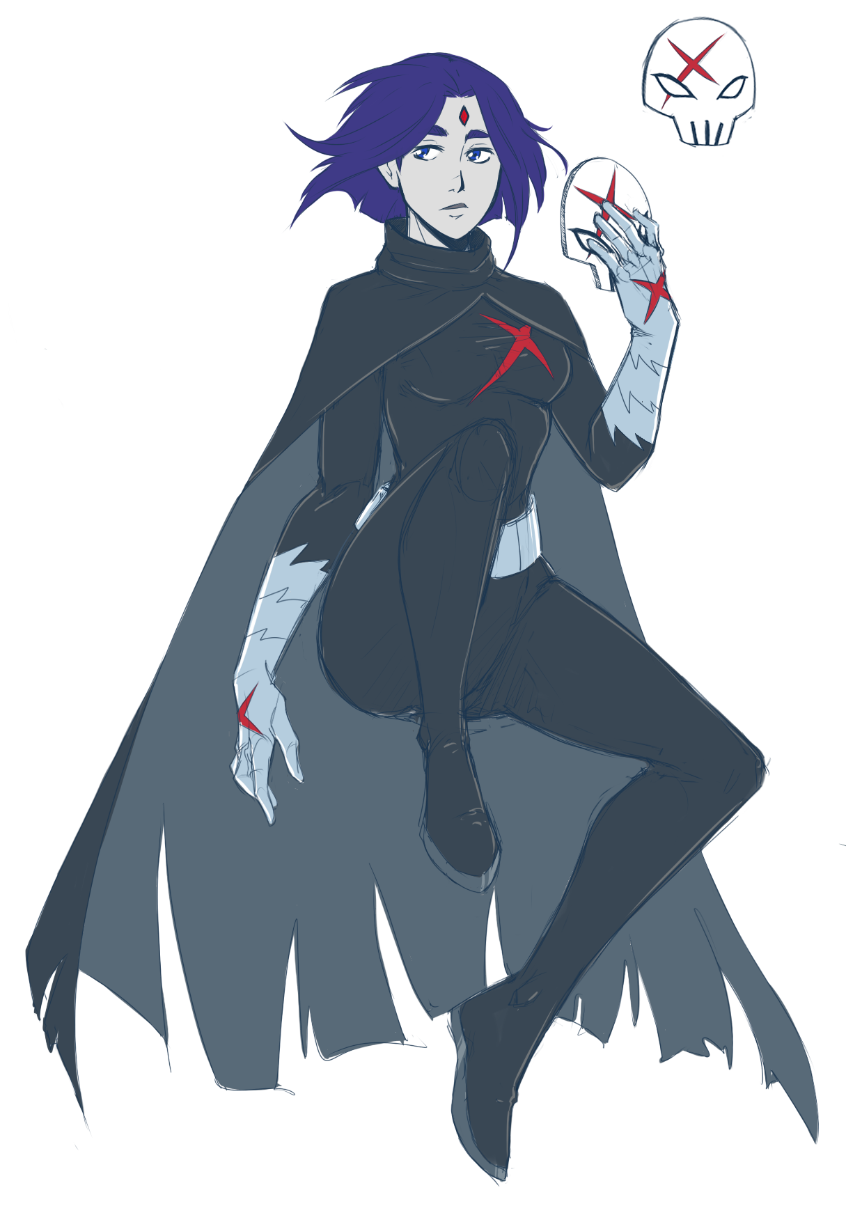 usagikit: Just a random Raven drawing in Red X... | The Teen Titans Fans