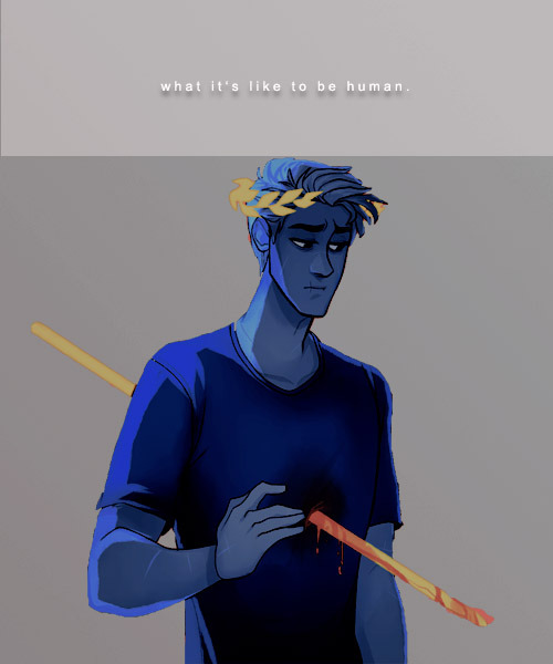 mangochangos:Jason Grace Week ⚡ Day 6; emotional moment [x]