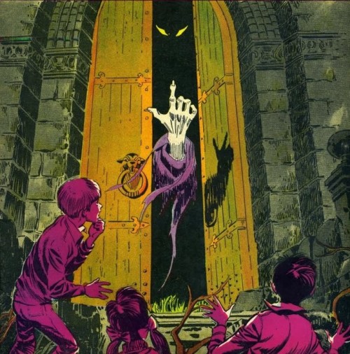 maamlet:atomic-chronoscaph:The House of Mystery - art by Joe...