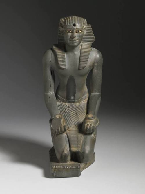 grandegyptianmuseum:Kneeling Statuette of Pepi I Meryre, r....