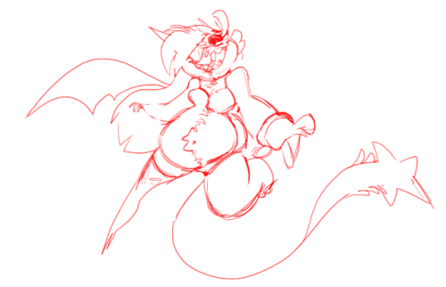 29th November 2017 November 29th 2017 sketches and doodles jessie the bat succubus