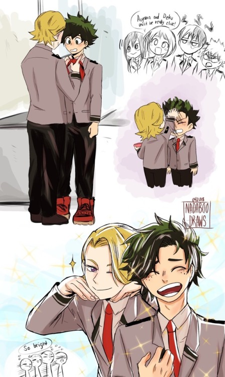 nadaboodraws:Deku’s and Aoyama’s friendship~ (remember 168)...