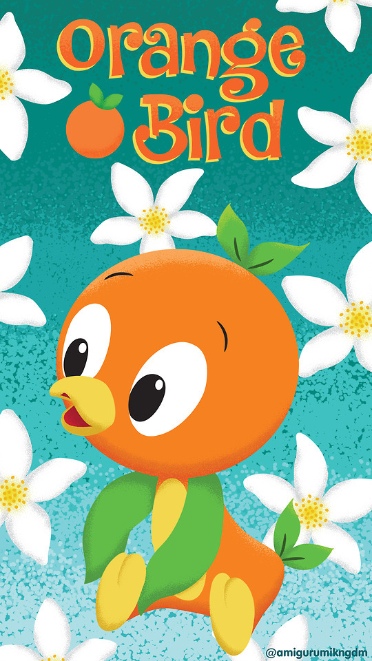 Jou's Walt Disney World Designs — Cute Little Orange Bird