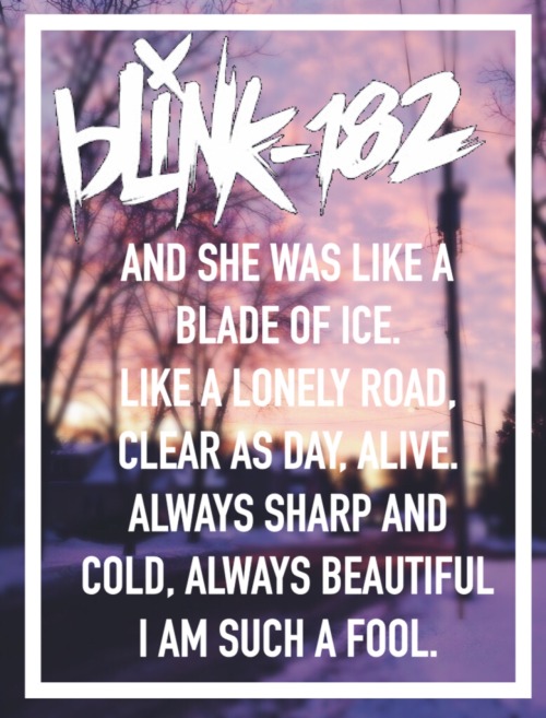 please tell me why blink 182 lyrics