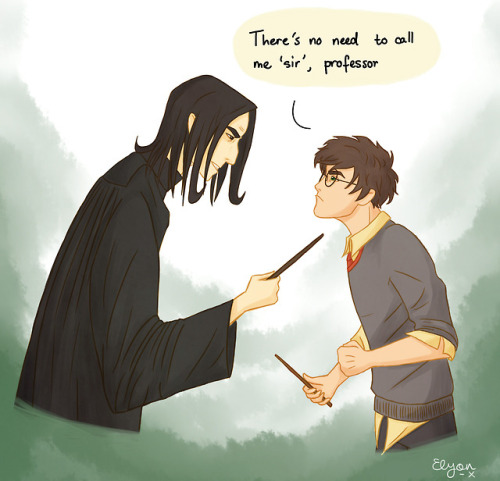 elyon-x:His Shield Charm was so strong Snape was knocked...