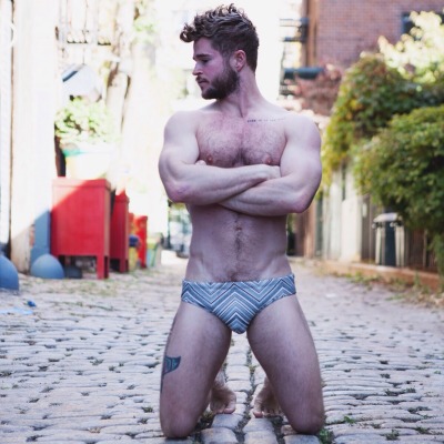 There needs to be a half-naked hunk in every street. The world would be a happier place.