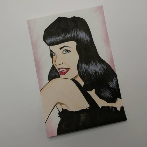 jasonenosart:How about a little Bettie Page for Hullabaloo? I...