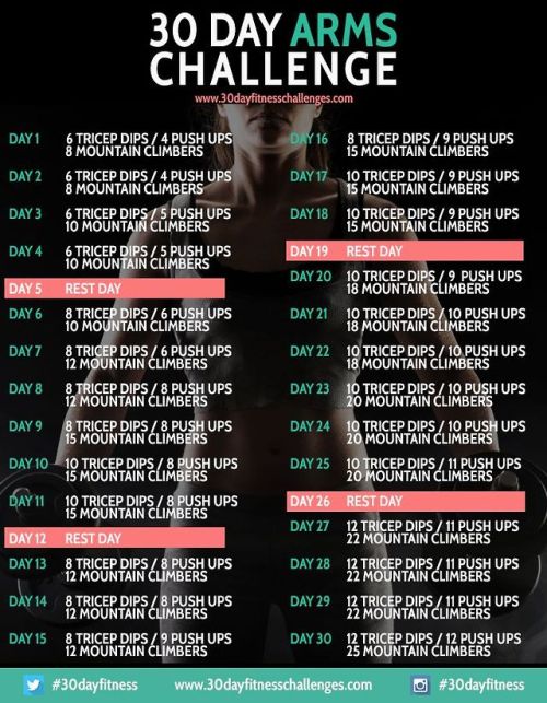 fitandworkouts:30 day challenge!