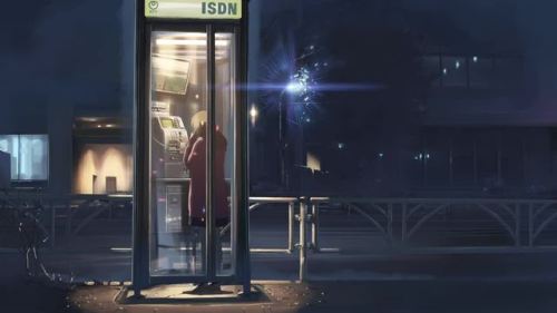 wednesdaydreams:faceless + spaces in 5 Centimeters Per...