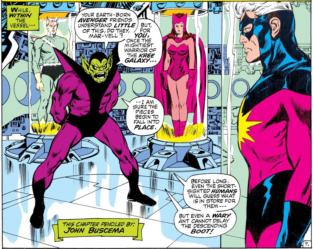 Marvel Superheroes In Peril Captain Mar Vell Scarlet