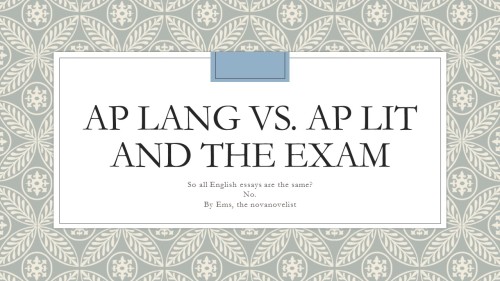 Ap literature exam essays