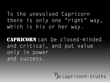 Capricorn Truths