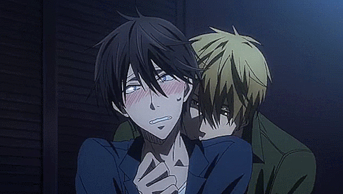 gay anime kiss gifs
