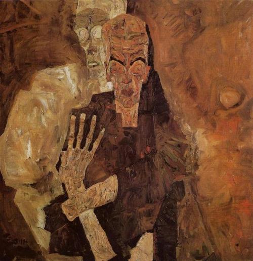 wraithlings:The Self Seers (Death and Man)Egon SchieleOil on...