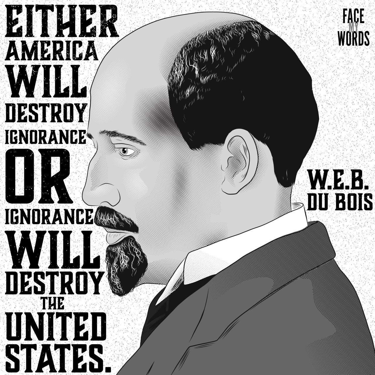 W.E.B. Du Bois- Sociologist, Historian, Civil... - FaceMyWords