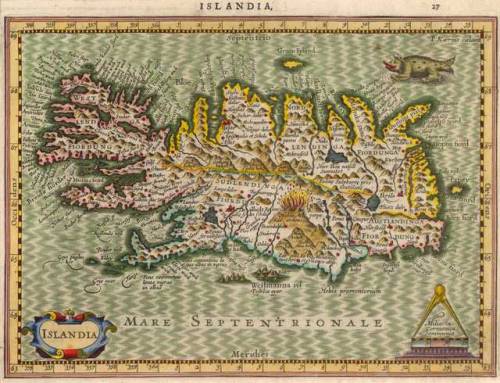 ragnarheidar:Maps of Iceland from 17th century1. By Johannes...