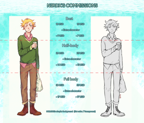 n3rdx:■ N3rdx’s Commissions ■Hey guys, commissions are open!!...